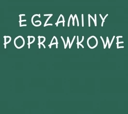 Egzaminy poprawkowe 1