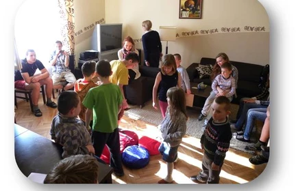 Warsztaty teatralne w bocheńskim Domu Dziecka 1