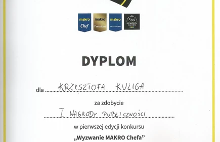 Wyzwanie Makro Chefa-nagroda już w szkole. 4