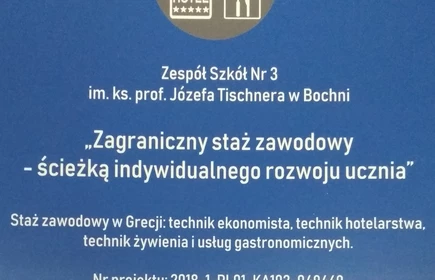 Zdjęcie prezentuję dyplom jaki uzyskali uczestnicy projektu