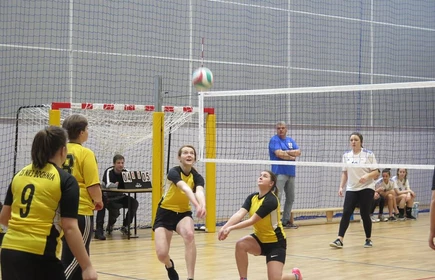 Dziewczęta z Ekonomika Mistrzyniami Powiatu w Siatk&oacute;wce. 14