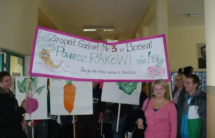Certyfikat i III miejsce w konkursie -&bdquo;Szkoła Promująca Założenia Europejskiego Kodeksu Walki z Rakiem&rdquo; 1
