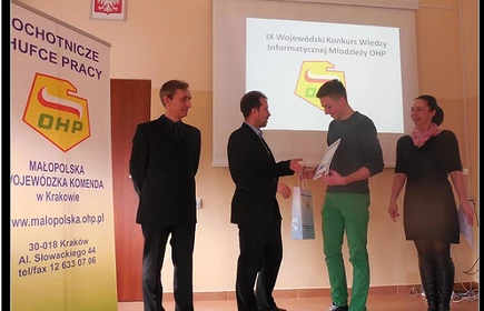 Michał Ptaszek najlepszym informatykiem w Małopolsce 1
