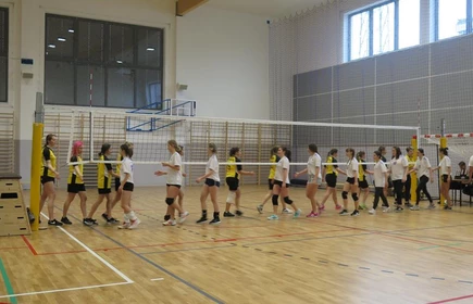 Dziewczęta z Ekonomika Mistrzyniami Powiatu w Siatk&oacute;wce. 12